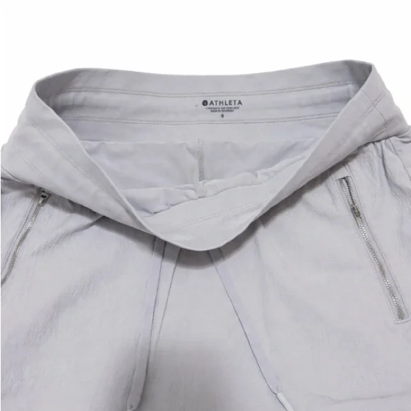 Athleta Light Gray Drawstring Skort - Picture 2 of 2